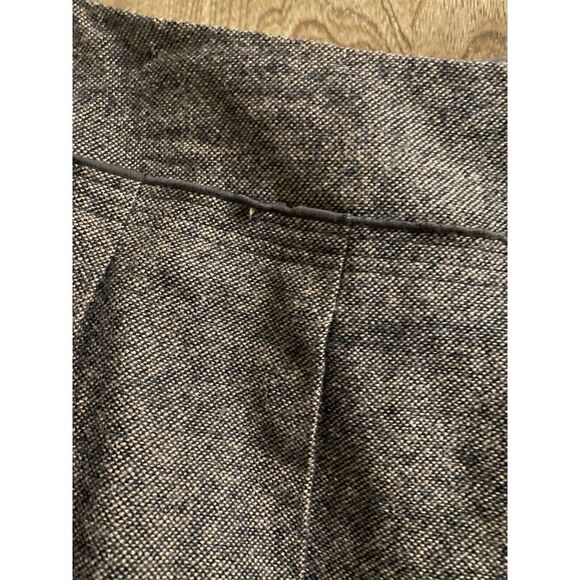 Peter Nygard Wool Embroidered Brocade Textured Skirt Removable Fur Trim Size 10 - Picture 11 of 16